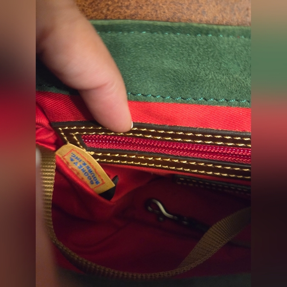 Dooney & Bourke Leather  Flap Crossbody - Picture 10 of 11